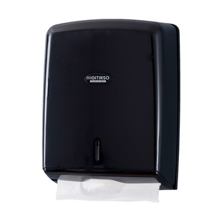 Dispensador pare Toalhas de Mão Zig-Zag Higitirso - Preto