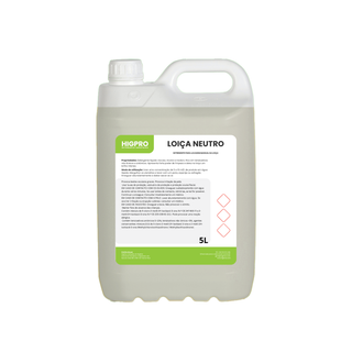 Detergente Concentrado Neutro para lavagem manual de loiça HIGPRO - 5L