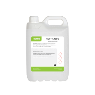 Amaciador Concentrado perfumado para a roupa talco HIGPRO - 5L
