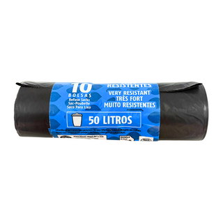 Black Garbage Bags 50 LT - 10 Bags