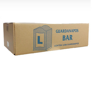 Guardanapos Tipo L Sulfito 17 x 17 cm - 6000 Unidades