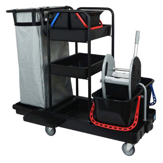 Carro de limpeza IPC Starace 102 da linha ecológica Black is Green